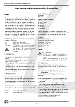 Preview for 12 page of Dru METRO 120E Installation And Service Manual