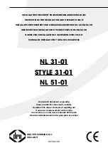 Dru NL 31-01 Instructions For Installation And Operation Manual предпросмотр