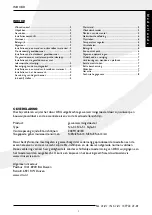 Preview for 3 page of Dru NL 31-01 Instructions For Installation And Operation Manual