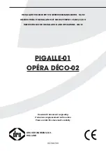 Предварительный просмотр 1 страницы Dru Opera Deco-02 Instructions For Installation And Operation Manual