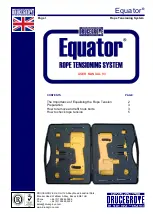 Drucegrove Equator User Manual preview