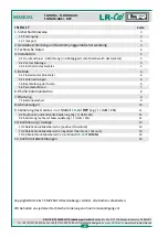 Preview for 2 page of DRUCK & TEMPERATUR Leitenberger LR-Cal DFP Operating Manual