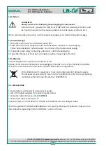 Preview for 114 page of DRUCK & TEMPERATUR Leitenberger LR-Cal LPC 300 Operating Manual