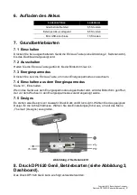 Preview for 23 page of Druck DPI 620 Genii Safety Instructions And User Manual