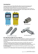 Preview for 3 page of Druck DPI 705E User Manual