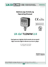 Druck LR-Cal TLDMM 2.0 Series Operating Manual preview