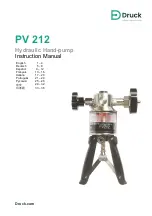 Druck PV 212 Instruction Manual предпросмотр