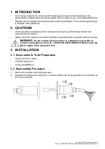 Preview for 3 page of Druck UNIK5600 Manual