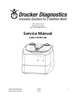 Предварительный просмотр 1 страницы Drucker Diagnostics 642M Service Manual