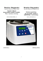 Drucker Diagnostics 642VES Operator'S Manual preview