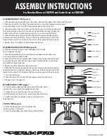 DRUM FIRE DK7500 Assembly Instructions предпросмотр