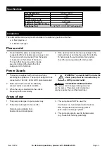 Preview for 3 page of Drummond 58012 Owner'S Manual & Safety Instructions