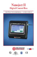 Drummond Nanoject II Instruction Manual preview