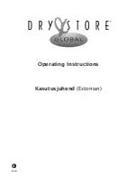 Preview for 1 page of Dry & Store Global Operating Instructions Manual