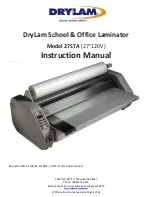 Dry-Lam 27STA Instruction Manual preview