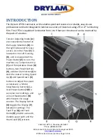 Preview for 7 page of Dry-Lam 27STA Instruction Manual