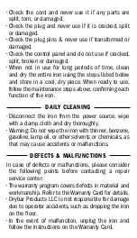 Preview for 8 page of drybar 900-1040-4 Operating Instructions  & Safety Manual