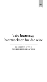 Предварительный просмотр 35 страницы drybar Baby Buttercup 900-1025-4 Operating Instructions  & Safety Manual