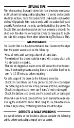 Preview for 6 page of drybar The Double Shot 900-2225-4 Operating Instructions  & Safety Manual