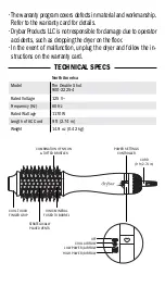 Preview for 7 page of drybar The Double Shot 900-2225-4 Operating Instructions  & Safety Manual