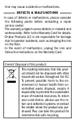 Preview for 8 page of drybar Tress Press Operating Instructions  & Safety Manual