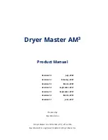 Предварительный просмотр 2 страницы Dryer Master AM3 Product Manual