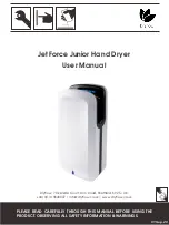 Предварительный просмотр 1 страницы Dryflow Jet Force Junior User Manual