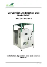 Предварительный просмотр 1 страницы DryGair DG-X Installation, Operation And Maintenance Manual