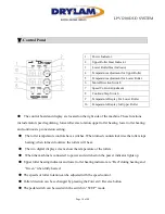 Предварительный просмотр 11 страницы Drylam LPV1200 DUO SYSTEM Instruction Manual