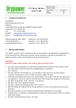 Preview for 3 page of Drypower IFM12-200E3 User Manual