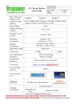 Preview for 13 page of Drypower IFM12-200E3 User Manual