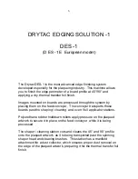 Предварительный просмотр 6 страницы Drytac DES-1 Manual