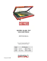 Drytac HOT PRESS HGP220 User Manual preview