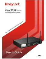 Preview for 1 page of DryTek Vigor 2952 series User Manual