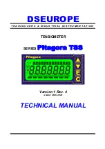 DS Europe Pitagora TSS Series Technical Manual preview