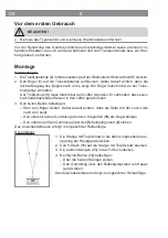 Preview for 8 page of DS Produkte 00519 Instruction Manual