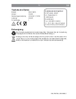 Предварительный просмотр 11 страницы DS Produkte 00908 Instruction Manual