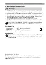 Предварительный просмотр 9 страницы DS Produkte 02212 Operating Instructions Manual