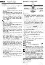 Предварительный просмотр 2 страницы DS Produkte 031-8F Instruction Manual