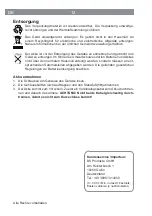 Предварительный просмотр 12 страницы DS Produkte 03429 Instruction Manual