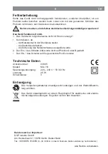 Предварительный просмотр 9 страницы DS Produkte 03885 Instruction Manual