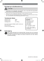 Preview for 12 page of DS Produkte 06641 Operating Instructions Manual