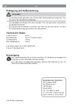 Preview for 12 page of DS Produkte 07637 Operating Instructions Manual