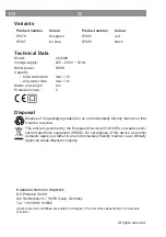 Предварительный просмотр 22 страницы DS Produkte 07679 Instruction Manual