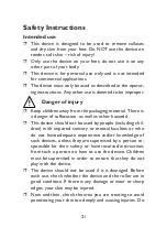 Preview for 21 page of DS Produkte AP-3RP Instruction Manual