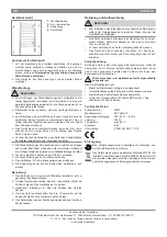 Preview for 2 page of DS Produkte BK-706W-10 Instructions Manual