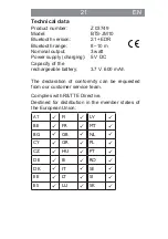 Preview for 21 page of DS Produkte BTS-JM10 Instruction Manual