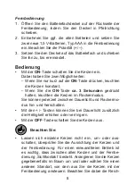 Preview for 8 page of DS Produkte F0359G Instruction Manual