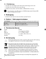 Preview for 6 page of DS Produkte H72035 Instruction Manual