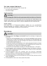 Preview for 8 page of DS Produkte HS-3313 Instruction Manual